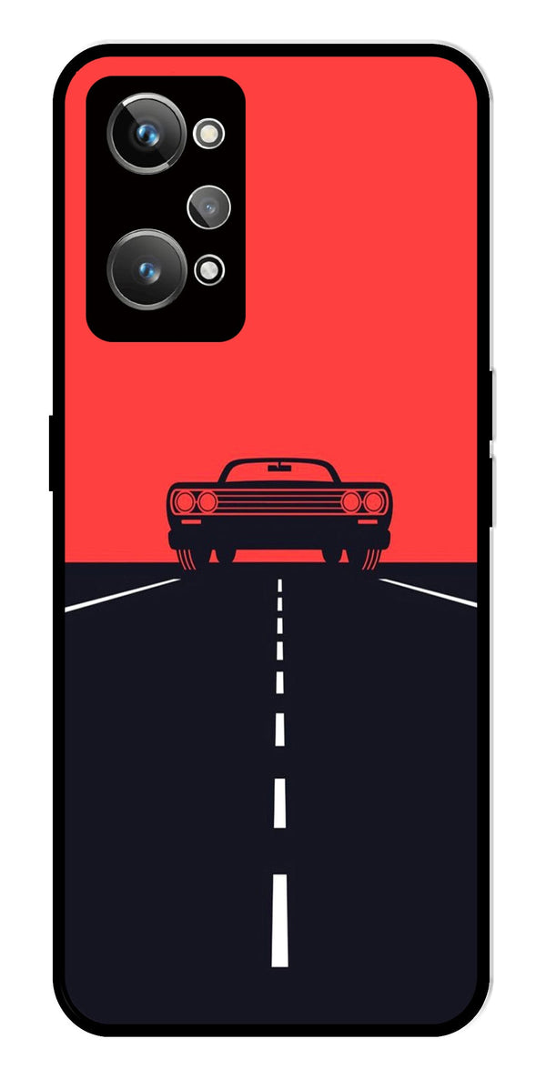 Car Lover Metal Mobile Case for Realme GT Neo 2   (Design No -21)