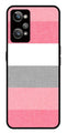 Pink Pattern Metal Mobile Case for Realme GT 2   (Design No -23)