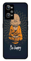 Be Happy Metal Mobile Case for Realme GT 2   (Design No -27)
