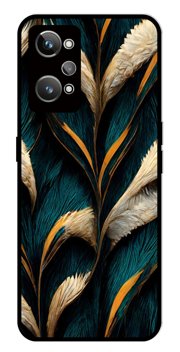Feathers Metal Mobile Case for Realme GT 2   (Design No -30)