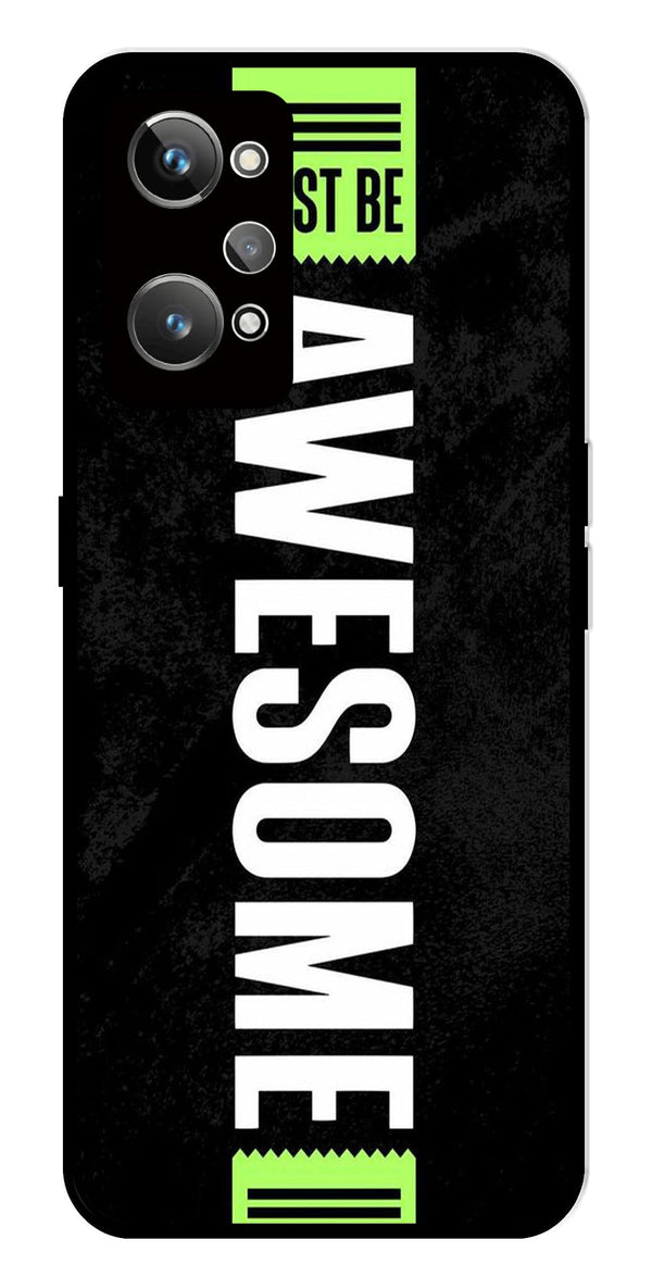 Awesome Metal Mobile Case for Realme GT 2   (Design No -33)