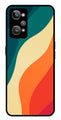 Muted Rainbow Metal Mobile Case for Realme GT 2   (Design No -39)