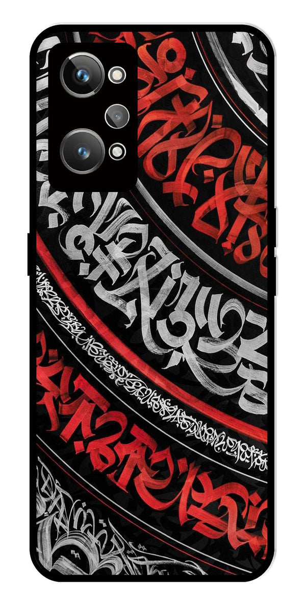 Qalander Art Metal Mobile Case for Realme GT 2   (Design No -49)