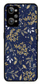 Floral Pattern  Metal Mobile Case for Realme GT 2   (Design No -52)