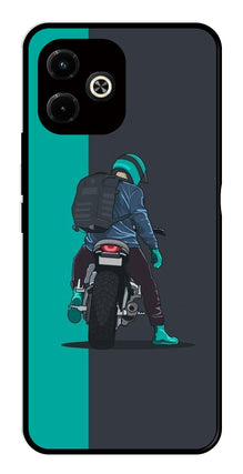 Bike Lover Metal Mobile Case for Infinix Hot 40i
