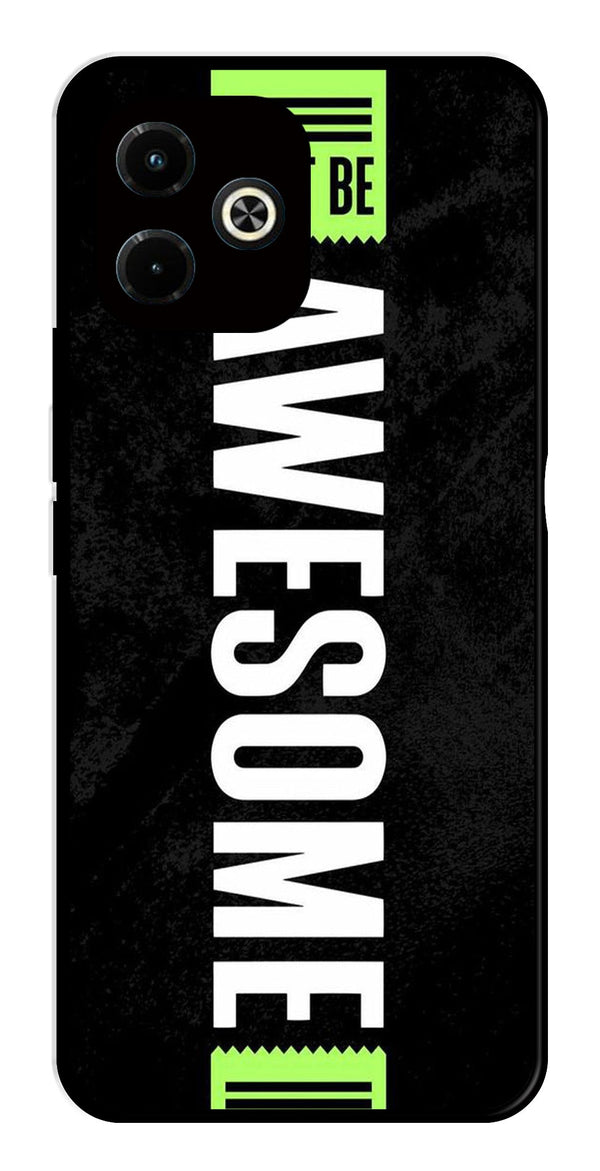 Awesome Metal Mobile Case for Infinix Hot 40i   (Design No -33)