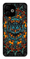 Owl Pattern Metal Mobile Case for Infinix Hot 40i   (Design No -42)