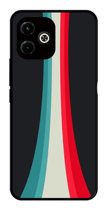 Modern Art Colorful Metal Mobile Case for Infinix Hot 40i
