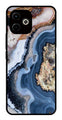 Marble Design Metal Mobile Case for Infinix Hot 40i   (Design No -53)