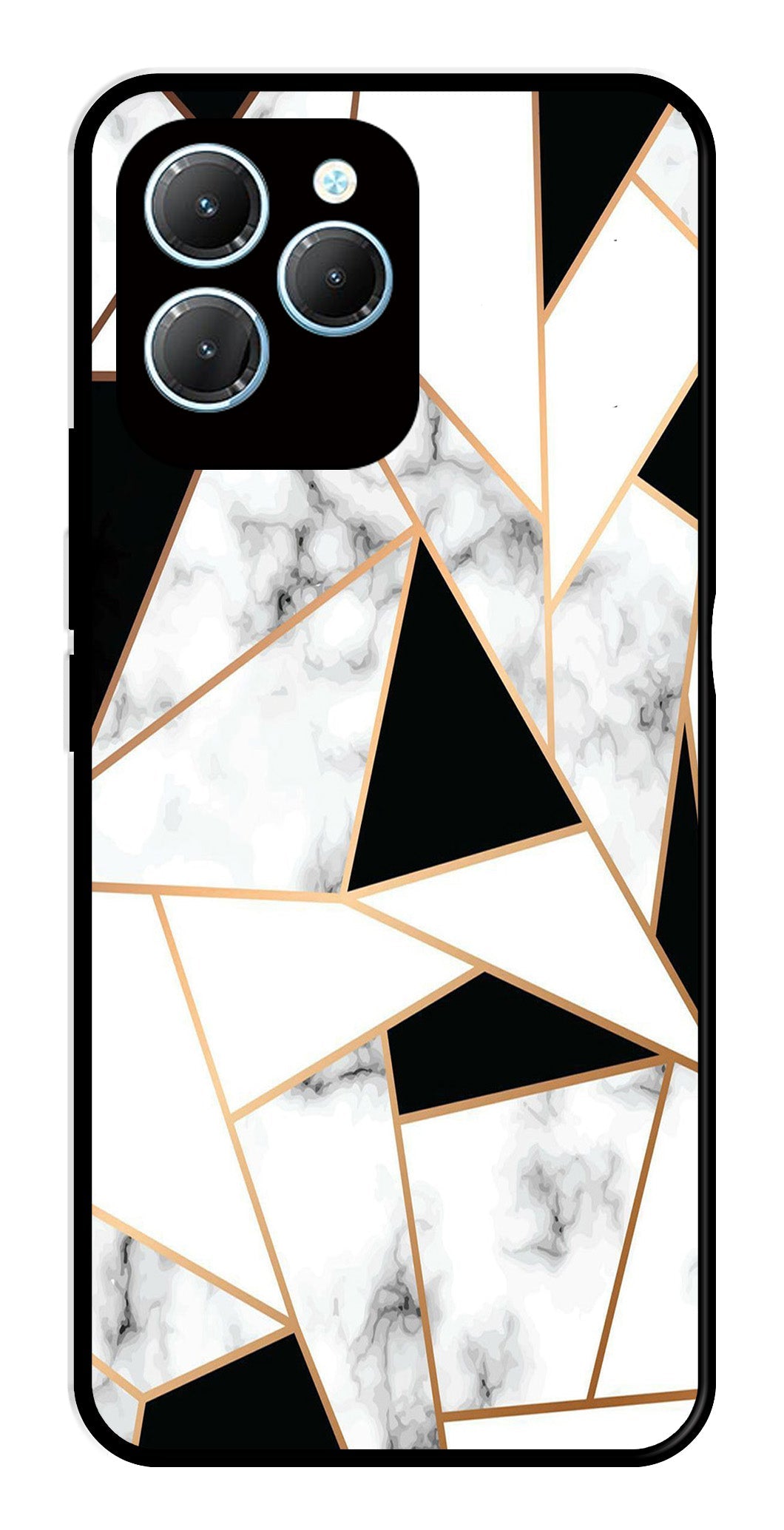 Marble Design2 Metal Mobile Case for Infinix Hot 40   (Design No -08)