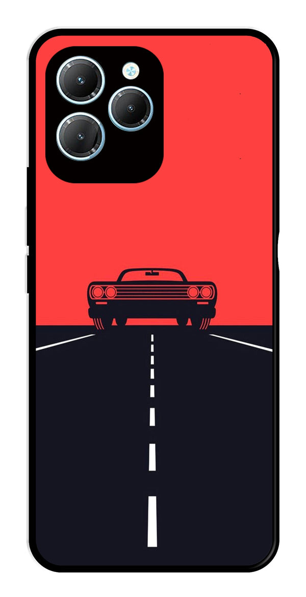 Car Lover Metal Mobile Case for Infinix Hot 40   (Design No -21)