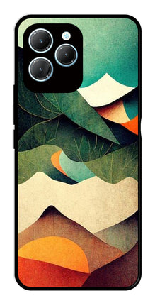 MultiColor Pattern Metal Mobile Case for Infinix Hot 40