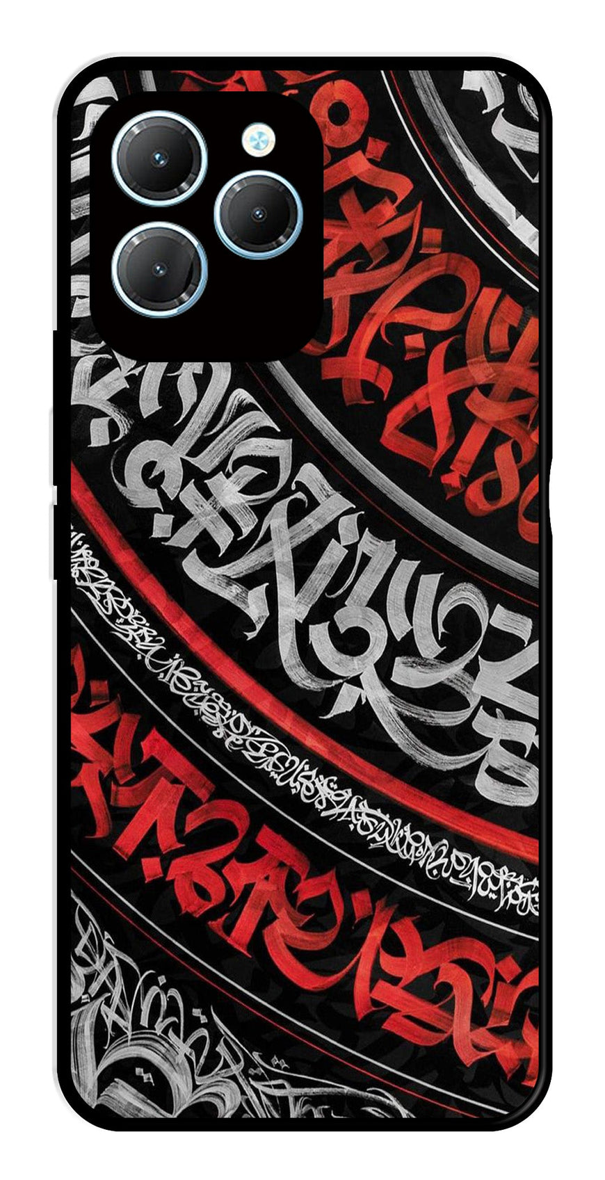 Qalander Art Metal Mobile Case for Infinix Hot 40   (Design No -49)