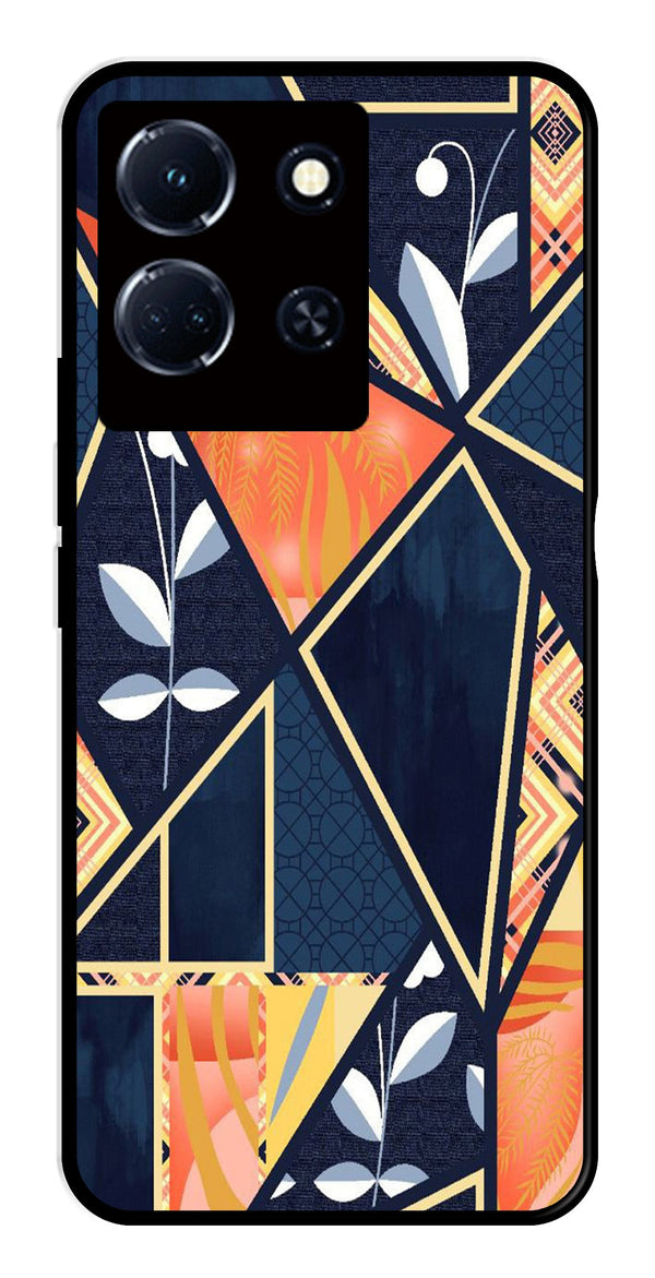 Marble Design Metal Mobile Case for Infinix Note 30 4G   (Design No -07)