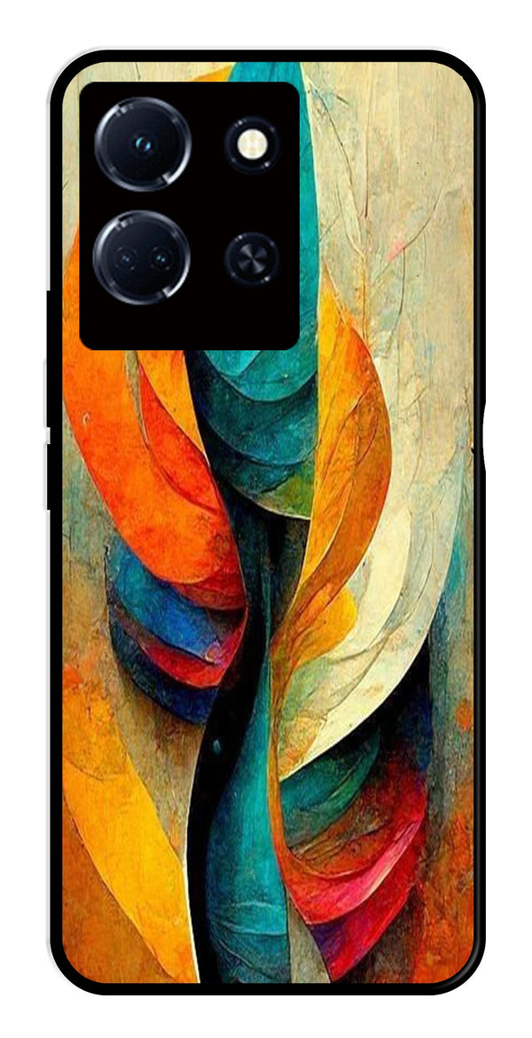 Modern Art Metal Mobile Case for Infinix Note 30 4G   (Design No -11)