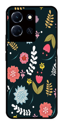 Floral Pattern2 Metal Mobile Case for Infinix Note 30 4G
