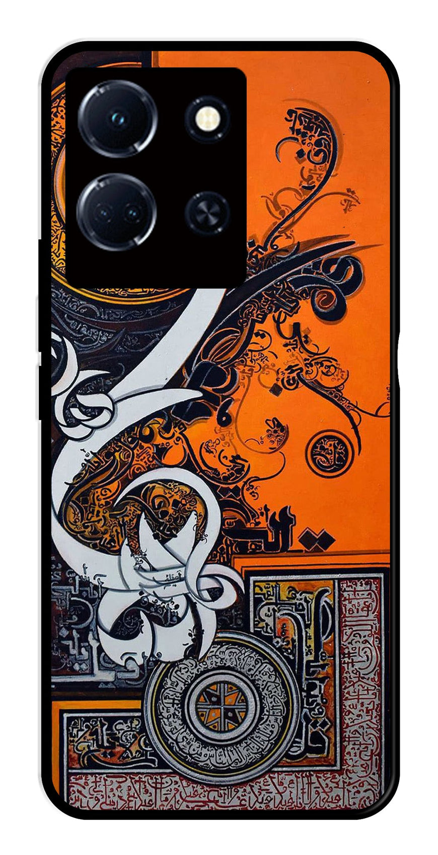 Qalander Art Metal Mobile Case for Infinix Note 30 4G   (Design No -16)