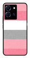 Pink Pattern Metal Mobile Case for Infinix Note 30 4G   (Design No -23)