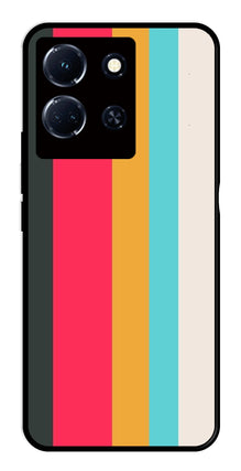 Muted Rainbow Metal Mobile Case for Infinix Note 30 4G