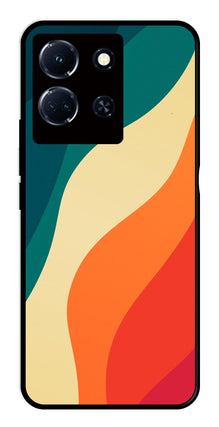 Muted Rainbow Metal Mobile Case for Infinix Note 30 4G