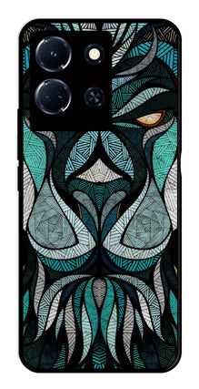 Lion Pattern Metal Mobile Case for Infinix Note 30 4G