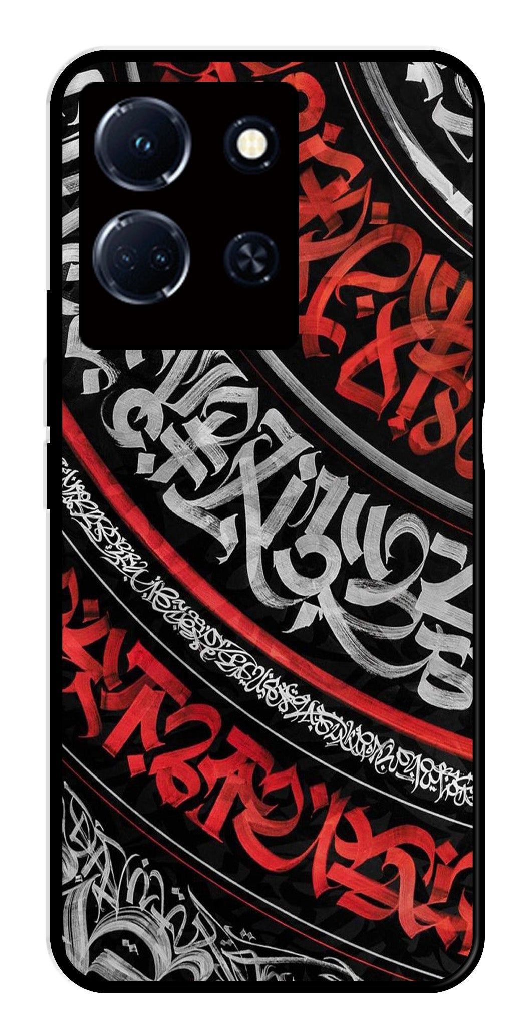 Qalander Art Metal Mobile Case for Infinix Note 30 4G   (Design No -49)