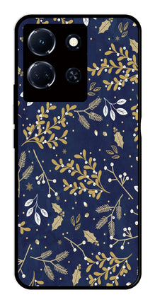 Floral Pattern  Metal Mobile Case for Infinix Note 30 4G