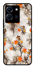 Autumn leaves Metal Mobile Case for Infinix Note 30 5G   (Design No -55)