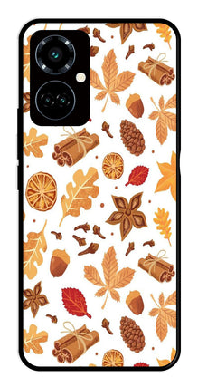 Autumn Leaf Metal Mobile Case for Tecno Camon 19 Pro 5G