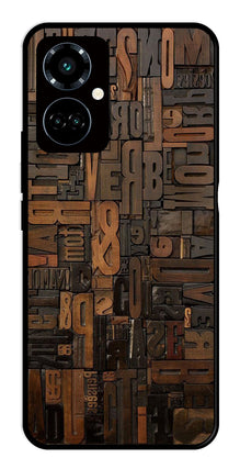 Alphabets Metal Mobile Case for Tecno Camon 19 Pro 5G