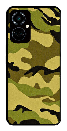 Army Pattern Metal Mobile Case for Tecno Camon 19 Pro 5G