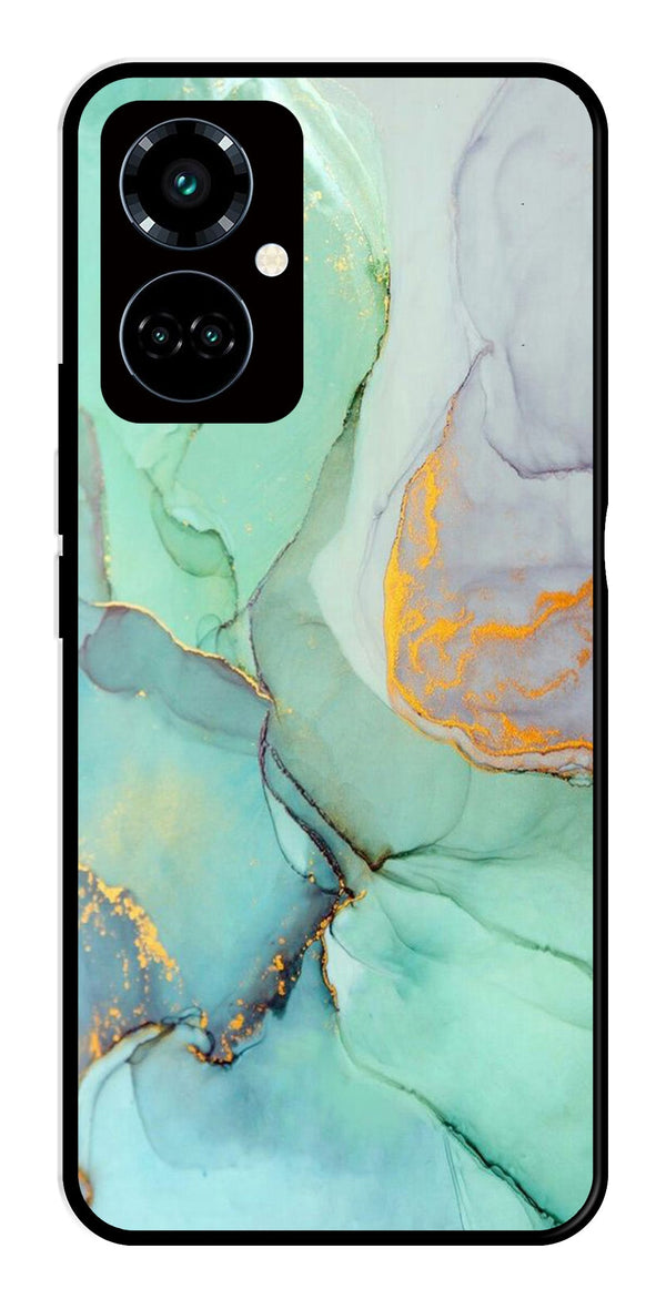 Marble Design Metal Mobile Case for Tecno Camon 19 Pro 5G   (Design No -46)