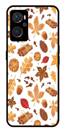 Autumn Leaf Metal Mobile Case for Oppo A36 4G