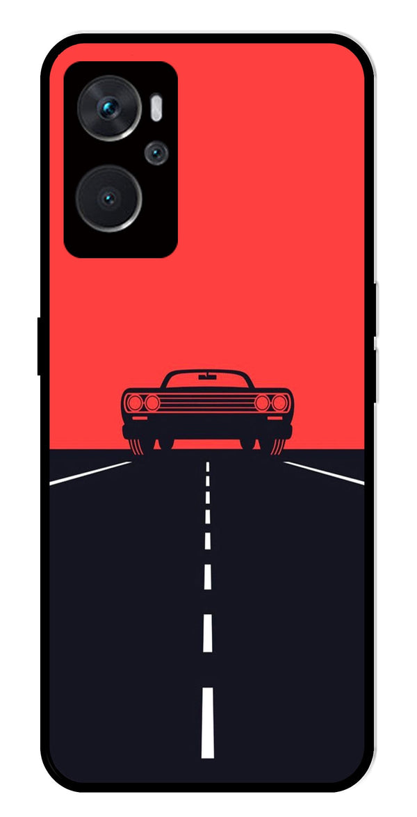 Car Lover Metal Mobile Case for Oppo A36 4G   (Design No -21)