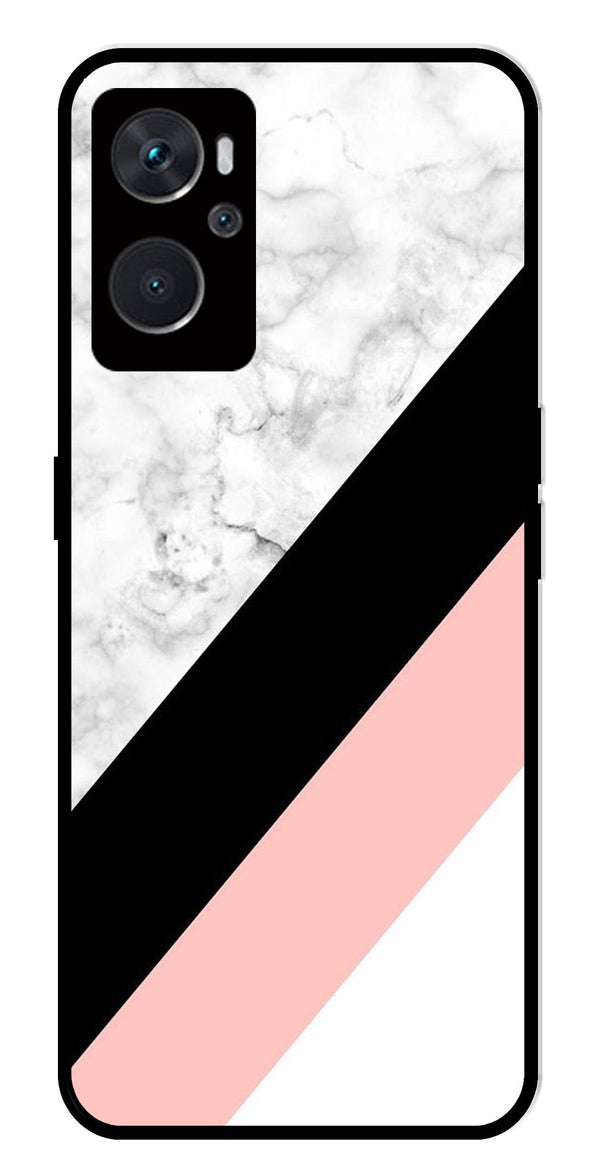 Marble Design Metal Mobile Case for Oppo A36 4G   (Design No -24)
