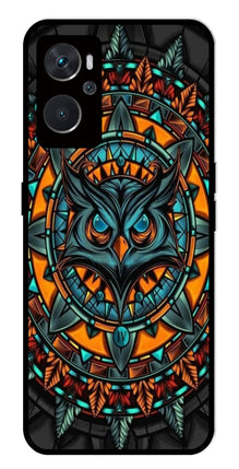 Owl Pattern Metal Mobile Case for Oppo K10 4G