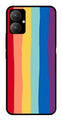 Rainbow MultiColor Metal Mobile Case for Poco M6 5G   (Design No -03)