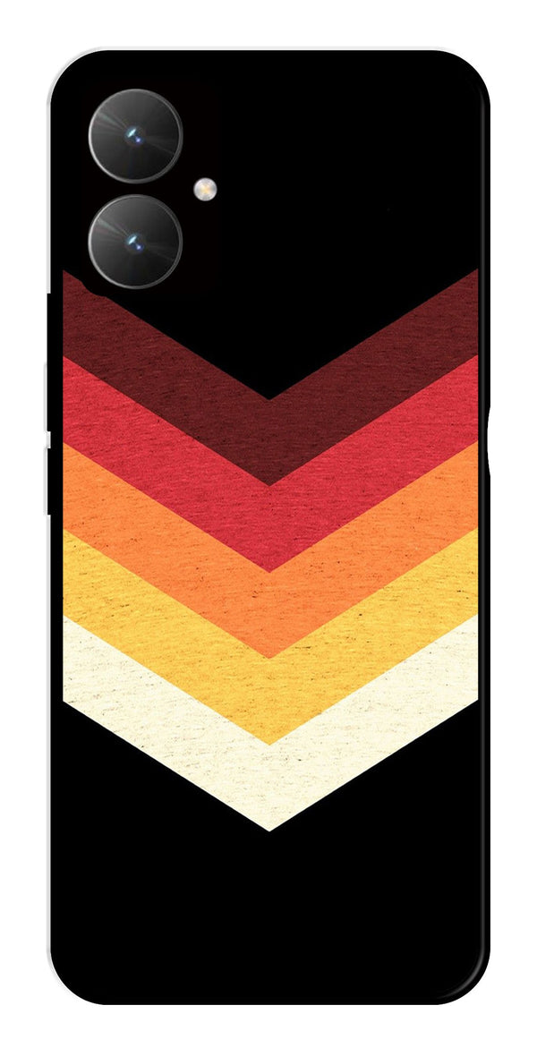 MultiColor Arrow Metal Mobile Case for Poco M6 5G   (Design No -04)