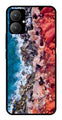 Sea Shore Metal Mobile Case for Poco M6 5G   (Design No -18)