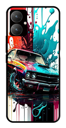 Vintage Car Metal Mobile Case for Poco M6 5G