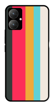 Muted Rainbow Metal Mobile Case for Poco M6 5G