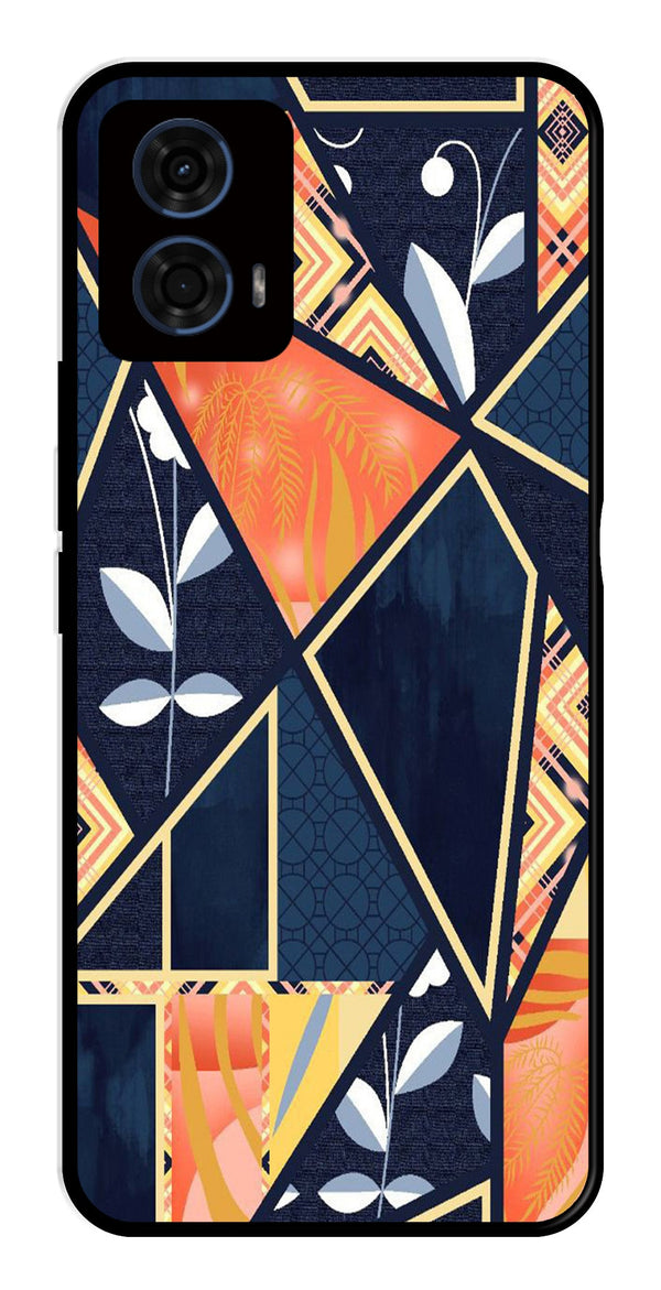 Marble Design Metal Mobile Case for Moto G24 Pro   (Design No -07)