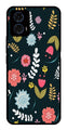 Floral Pattern2 Metal Mobile Case for Moto G24 Power   (Design No -12)