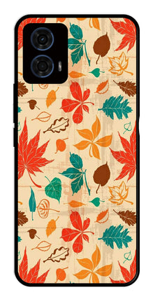 Leafs Design Metal Mobile Case for Moto G24