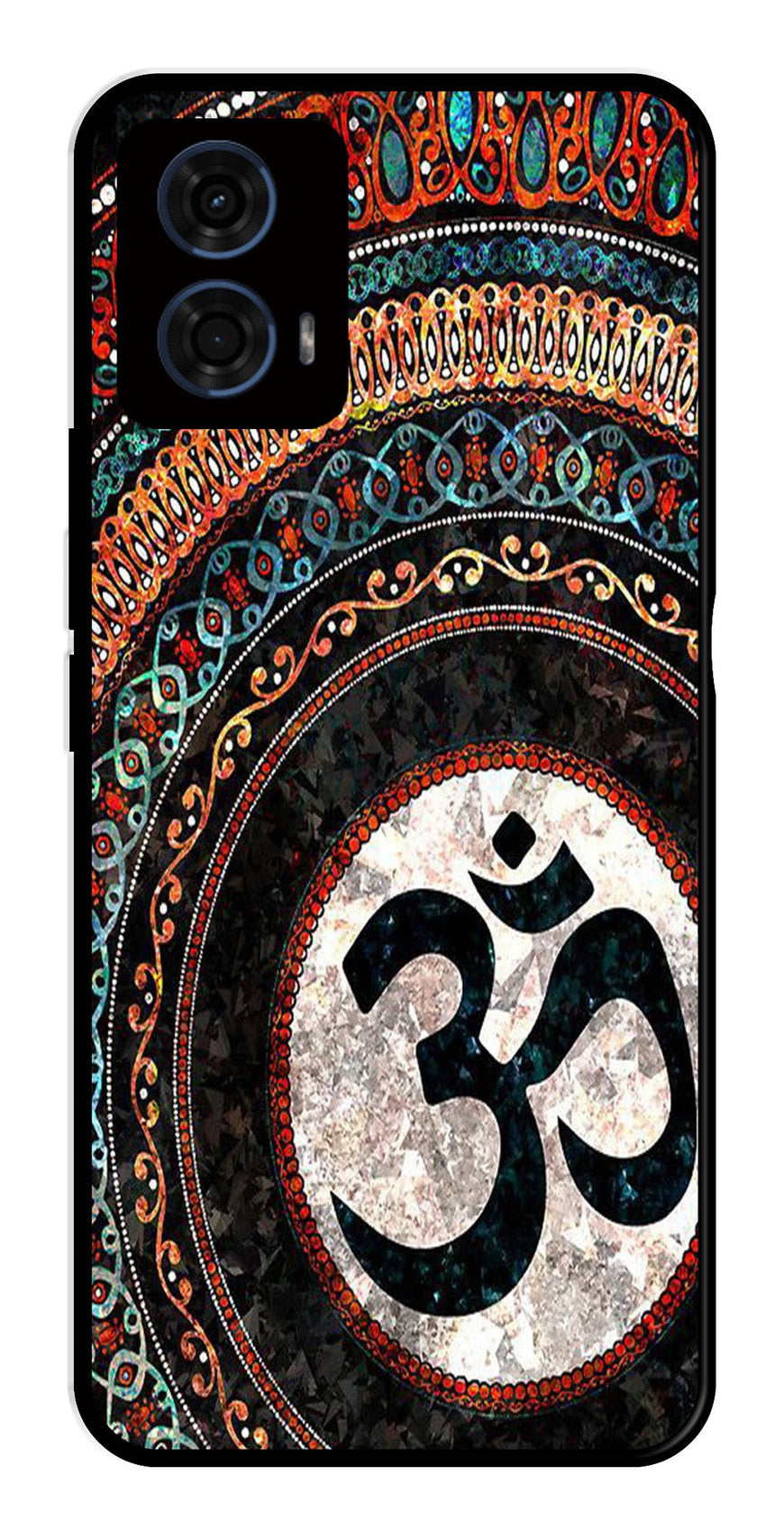 Oum Design Metal Mobile Case for Moto G24   (Design No -15)