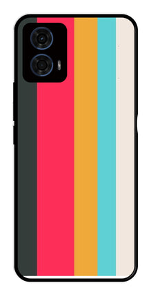 Muted Rainbow Metal Mobile Case for Moto G24 Pro