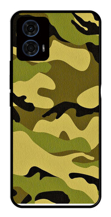 Army Pattern Metal Mobile Case for Moto G24
