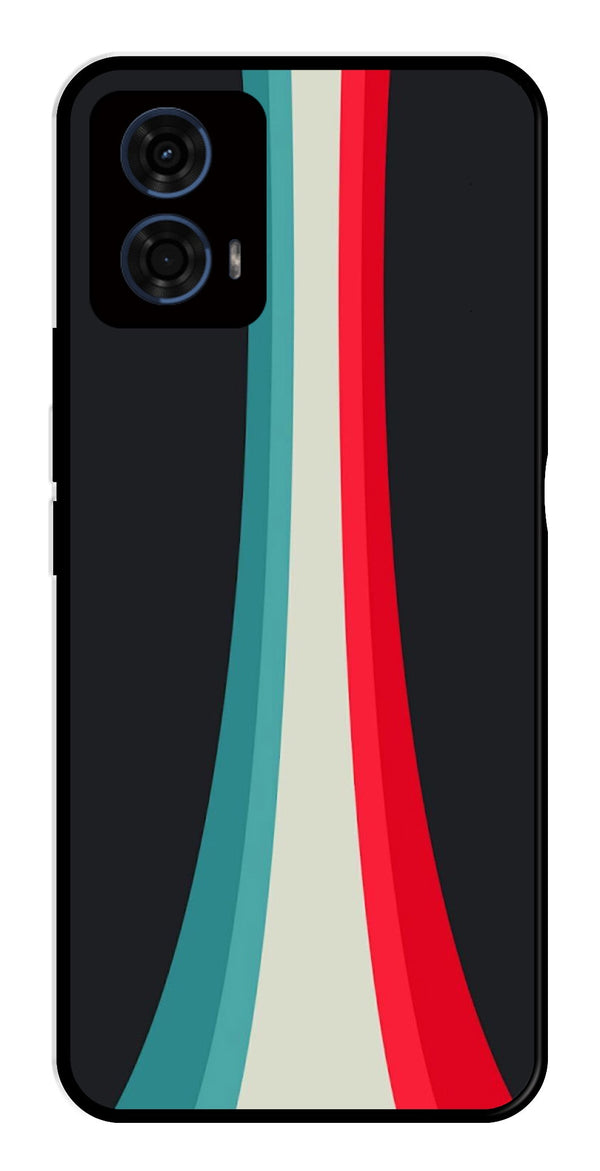 Modern Art Colorful Metal Mobile Case for Moto G24 Pro   (Design No -48)