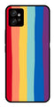 Rainbow MultiColor Metal Mobile Case for Moto G32   (Design No -03)