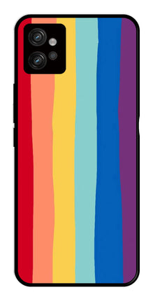 Rainbow MultiColor Metal Mobile Case for Moto G32